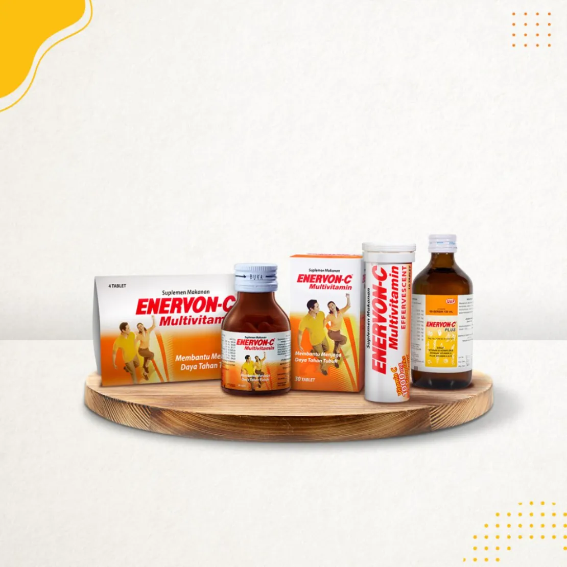 Enervon-C Effervescent: Multivitamin untuk Kuatkan Kekebalan