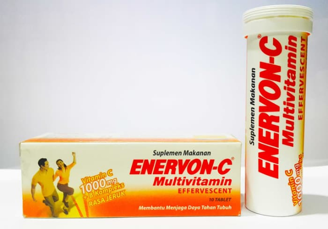 Enervon-C Effervescent, Suplemen Vitamin C Tepat Untuk Jaga Imun Tubuhmu!