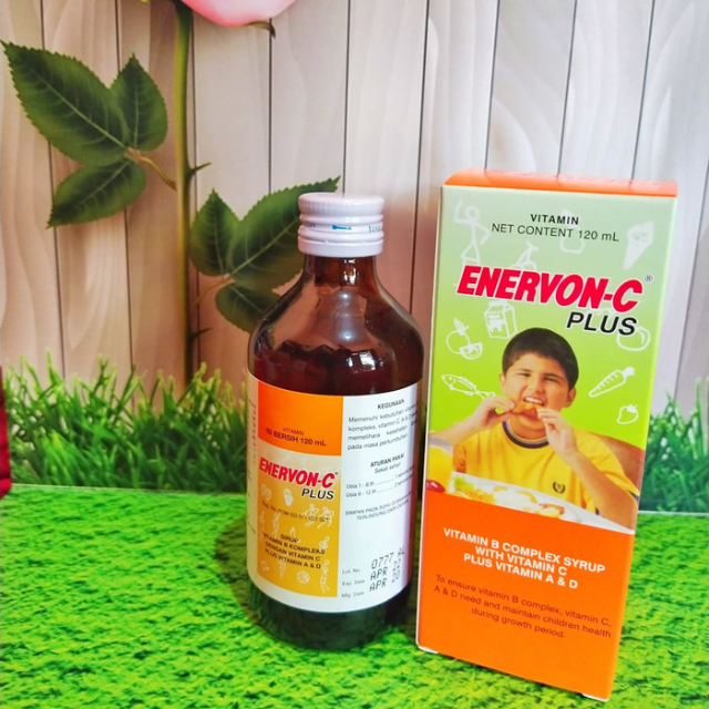 Enervon-C Plus Sirup, Multivitamin untuk Pertumbuhan Anak